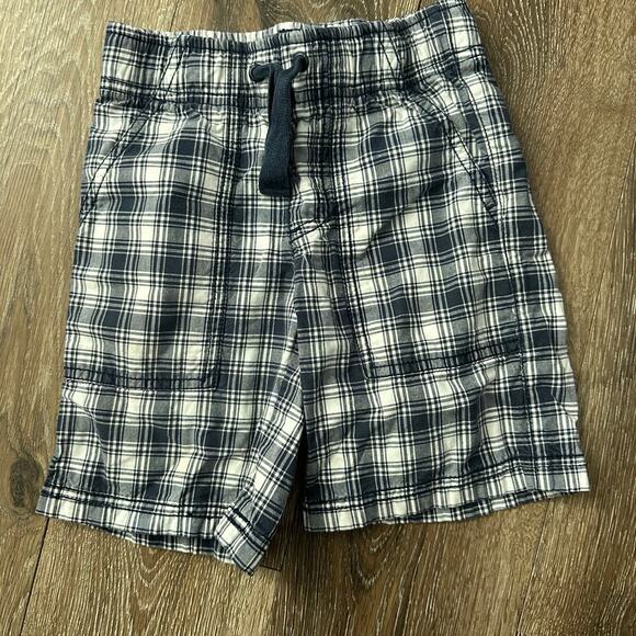 Gymboree Toddler Boys 3 Navy & White Shorts 100% Cotton EUC - Picture 1 of 3